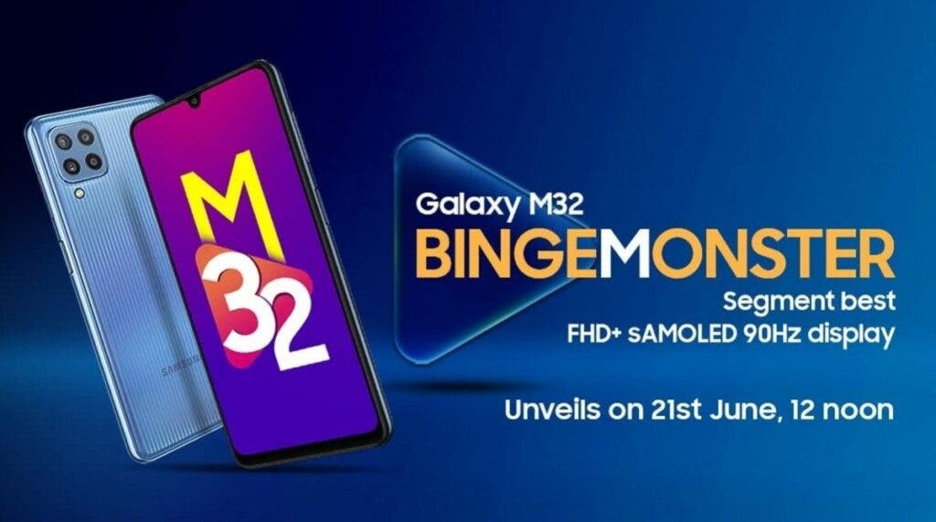 Galaxy M32 will be released in India on June 21