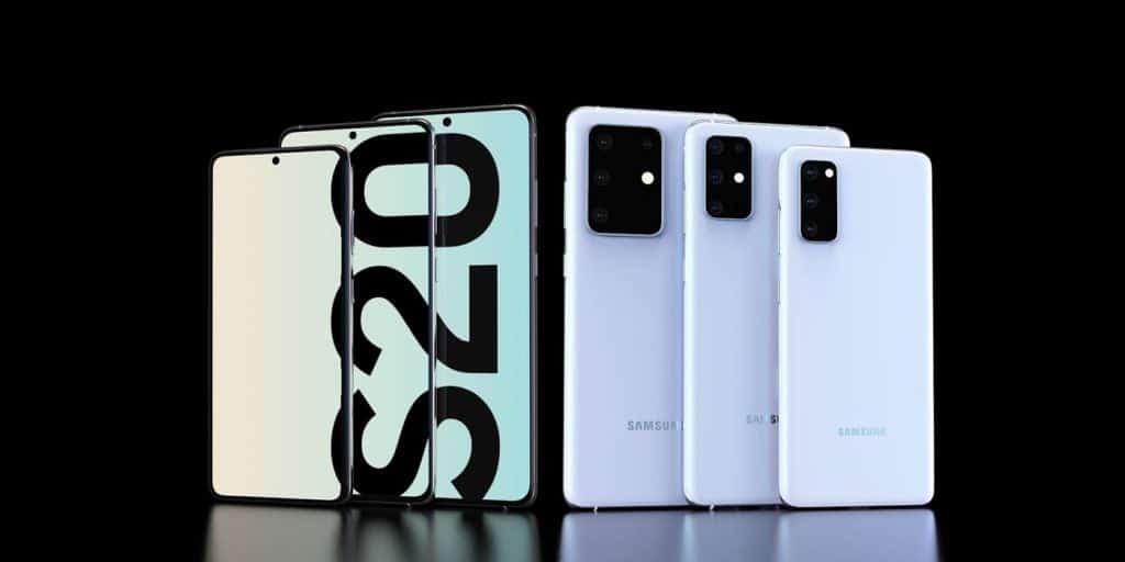 The screens of the Samsung Galaxy S20 flagships began to turn green