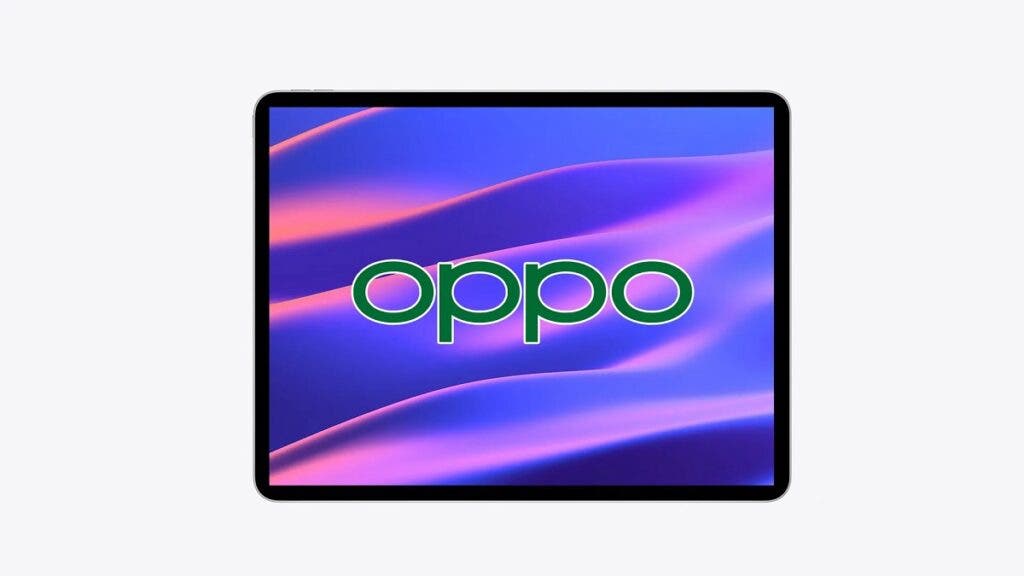 The first tablet from Oppo has appeared in a photo for the first time