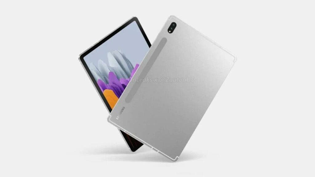 Samsung Galaxy Tab S8 leaked Render