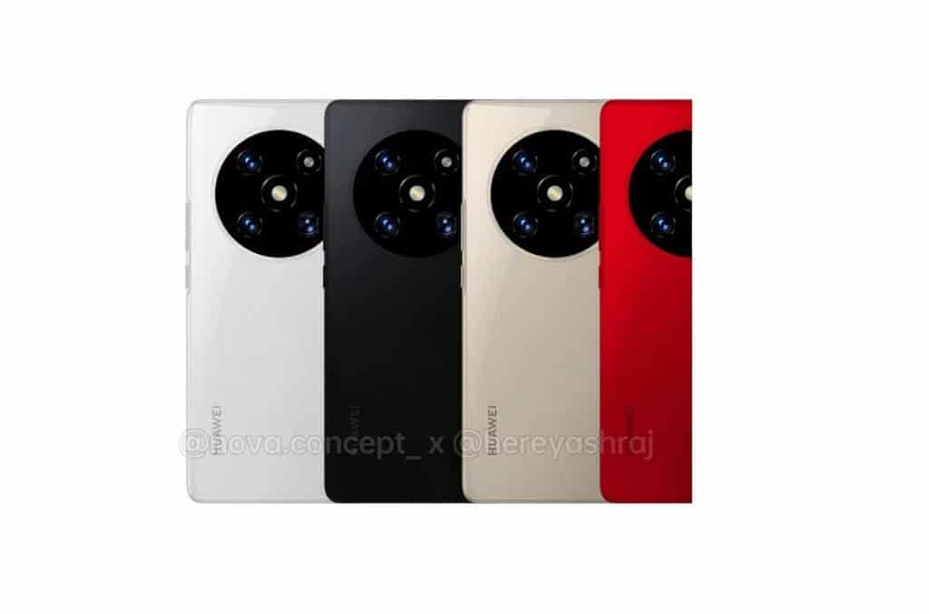 First look at the design of the upcoming Huawei Mate 50- Gizchina.com