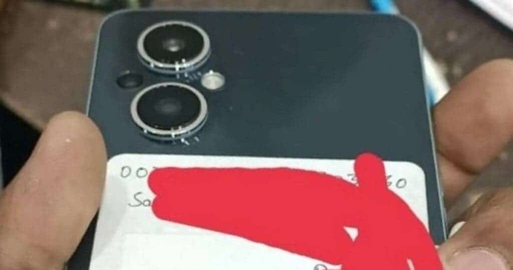 Oppo F21 Pro+ Leaked Live Image Reveals Rear Design