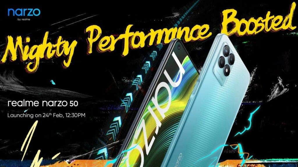 Realme Narzo 50 India launch date