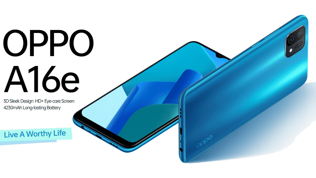 Oppo A16e launched with Helio P22 and Android 11