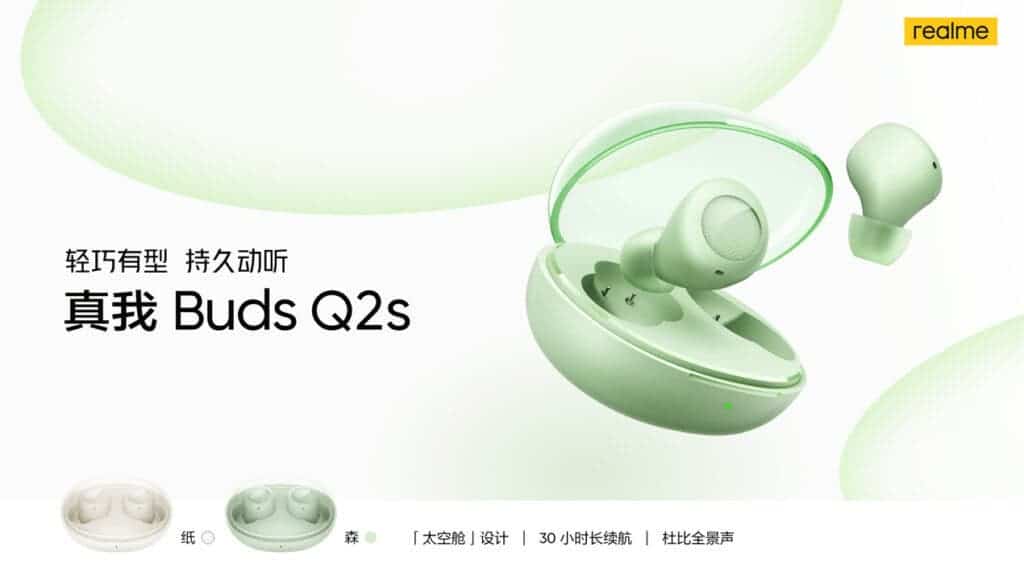 Realme Buds Q2s High-end TWS Headphones Released At $32