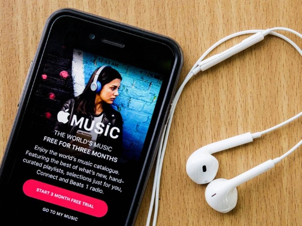 Apple Music occupies the position of other apps