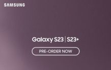 Samsung Galaxy S23 series reservation poster exposed