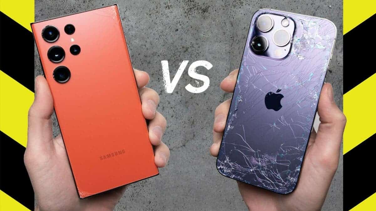 The Galaxy S23 Ultra is far more durable than the iPhone 14 Pro